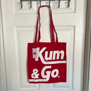 NEW Kum and Go Red Logo Tote Bag